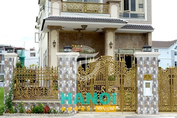 Mẫu cổng nhôm đúc FACO