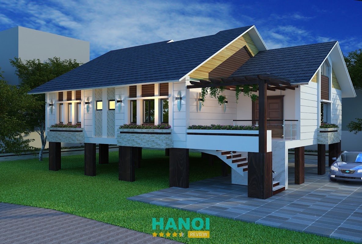 Xây nhà trọn gói Eco Thăng Long tại Long Biên