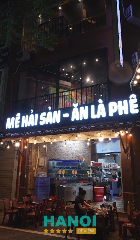 Mê Hải Sản Ăn Là Phê tại đường Láng