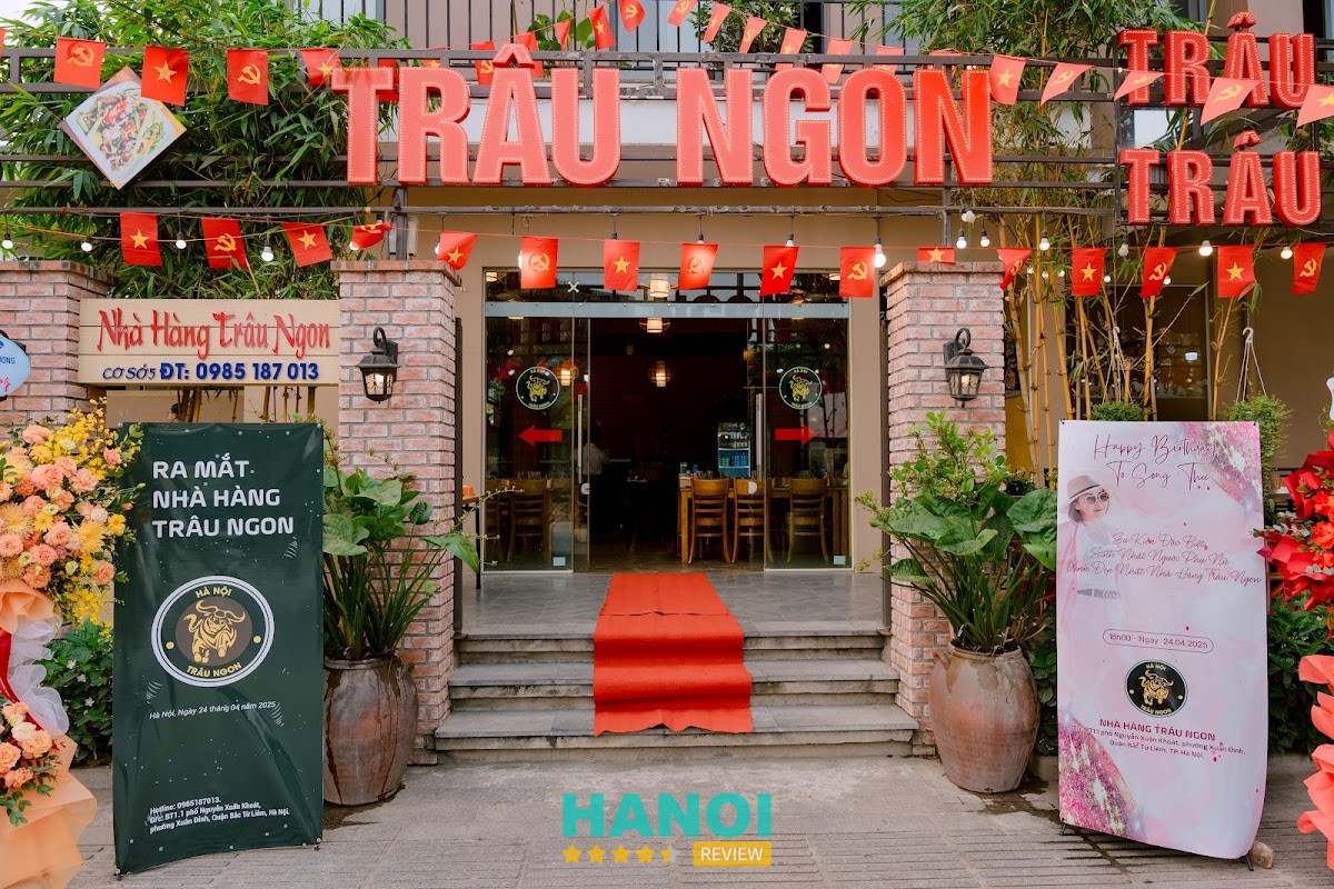Món trâu tại Nhà hàng Trâu Ngon