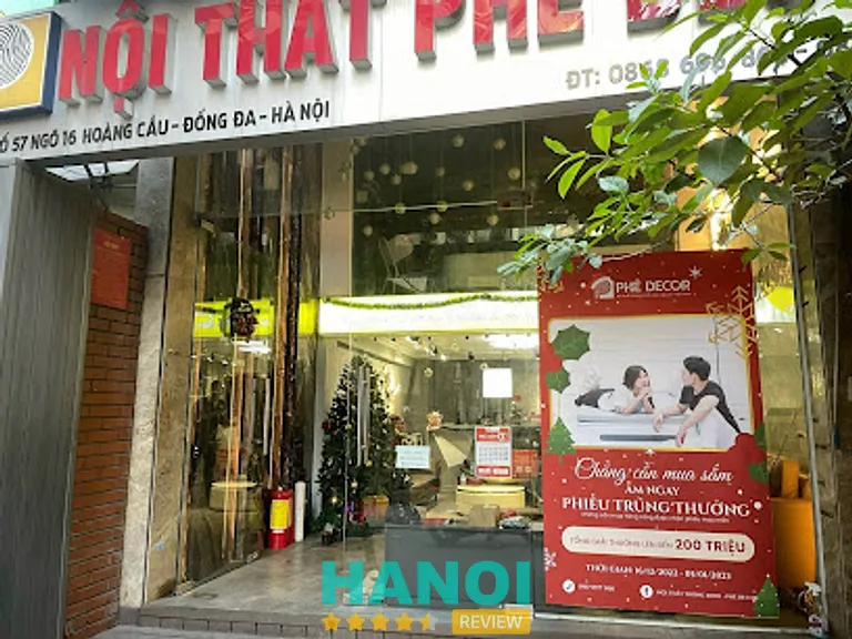 Nội thất Phê Decor: 57 ngõ 16 Hoàng Cầu, P. Ô Chợ Dừa